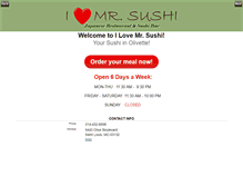 Tablet Screenshot of mrsushistl.com